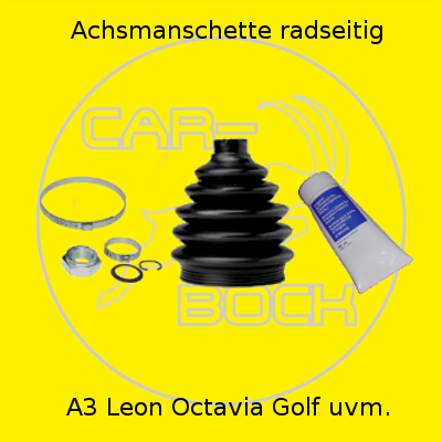 Achsmanschette radseitig (86mm) AUDI A3 SEAT Leon SKODA Octavia VW Go