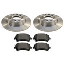 Bremsen Set hinten für AUDI A3 (8P) | Bremsscheiben...