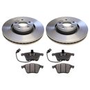 Bremsen Set vorn fr AUDI A6 (4F) ~ Set Bremsscheiben...