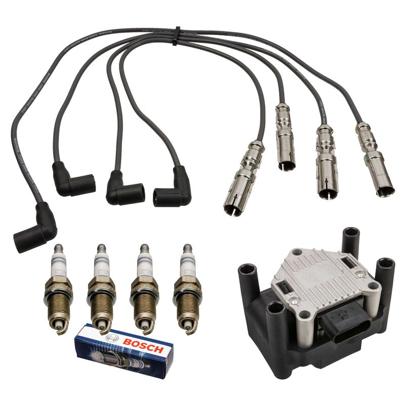 Ignition Coil Spark Plugs Cable Set 1 0 37kw Auc 1 4 44kw Aud