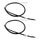 Handbremsseil (2x) VW Golf III Vento (1H) Corrado (53I) mit Scheibenbremse hinten - bis ca. Bj.08/1994
