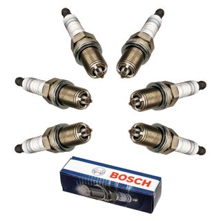 Zndkerzen BOSCH (6x) fr AUDI A4 B5 B6 B7 A6 (4B,C5) VW Passat (3B,3BG) 2.4+2.8+3.0