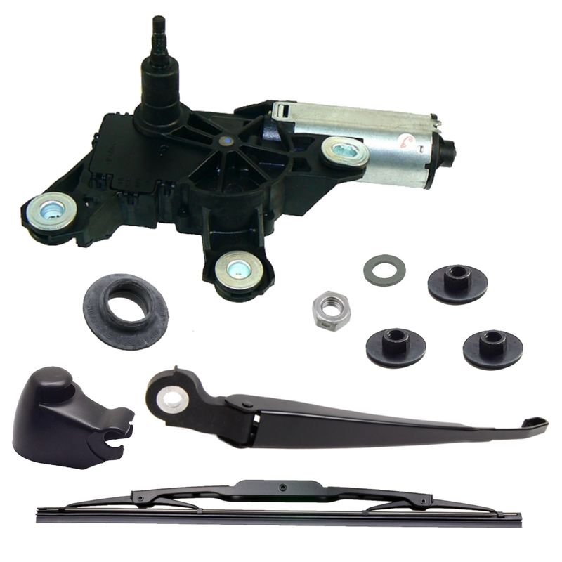 Wiper motor + wiper arm repair kit rear window VW Passat 3B 3BG up to