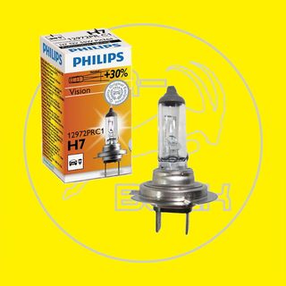 Glhlampe Philips Vision H7 12V 55W +30% Fernlicht Abblendlicht