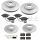 Bremsen-Set vorn + hinten 1LB für AUDI A4 8E B6 B7 Cabriolet 8H SEAT Exeo