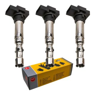 Zündspulen Set NGK für 1.2 40+44kW VW Polo 9N Fox SEAT Ibiza SKODA Fabia