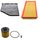 Filter-Set (3 Stk) / Inspektionspaket für 1.4 FSI VW Golf 5