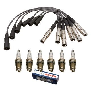 Zündkabel Satz + Zündkerzen für 2.6 2.8 AUDI A4 (8D,B5) 80 100 A6 (4A,C4) Coupe Cabrio