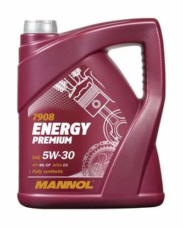 MANNOL Energy Premium 5W-30 API SN/CF synthetisches Motorenöl 5l