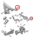 Schraubensatz Sturzkorrektur für Querlenker unten...