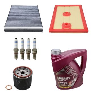 Filter, Öl u. Zündkerzen für 1.2 TSI 66/81 kW CJZC CJZD Polo Fabia Ibiza