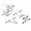 Lagerbuchse Radlagergehäuse hinten für AUDI A6...