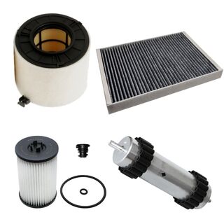 Filter-Satz (4-tlg) für AUDI A4 (8W,B9) 2.0 TDI Bj.2016-2019