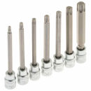 Steckschlüssel-Satz 3/8" lang Langbits T-Profil...