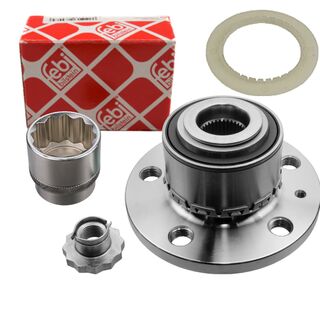 Radnabe mit Radlager FEBI vorn + Stecknuss für VW Polo Fox AUDI A1 A2  Ibiza Fabia #1