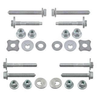 Schraubensatz Sturzkorrektur Set für Querlenker unten Hinterachse für VW Golf 5/6/7 Passat Touran Leon Octavia Tiguan #1