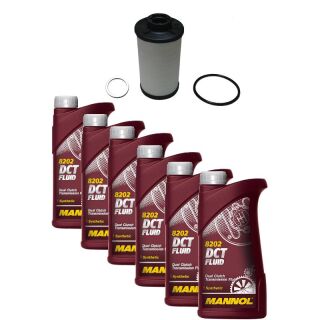 Doppelkupplungsgetriebe Ölwechsel Set für Golf, Touran, Passat, Sharan, Octavia Filter + 6l Öl